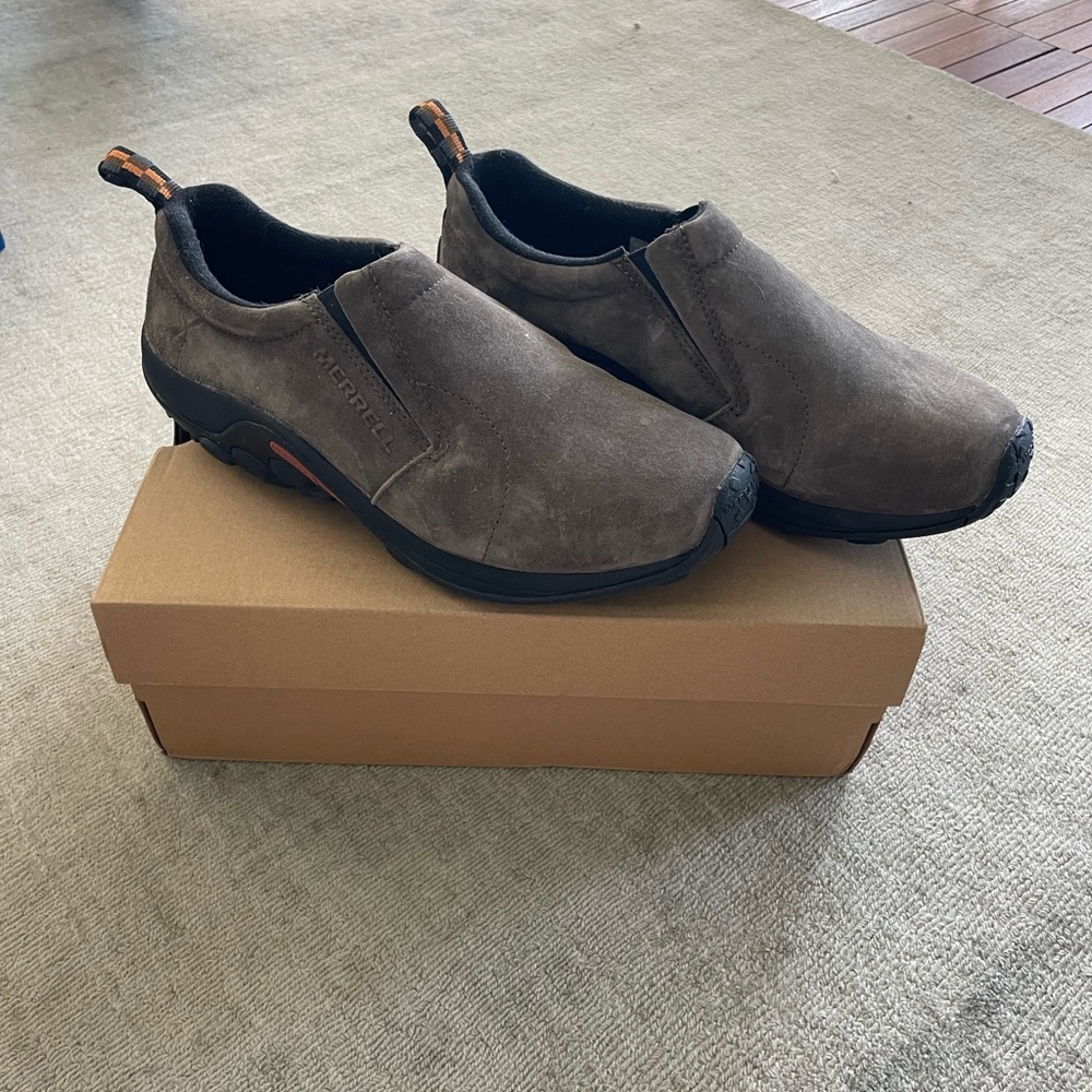 Merrell Brown Loafers Comfortable Slip-Ons